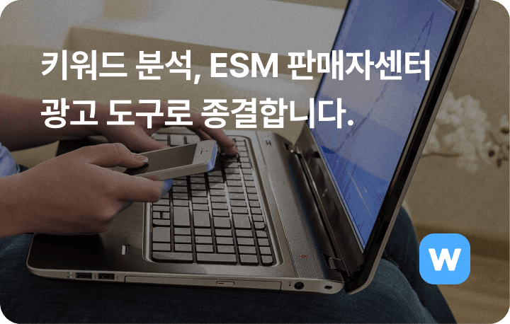 ESM 판매자센터 키워드 분석 도구 사용법